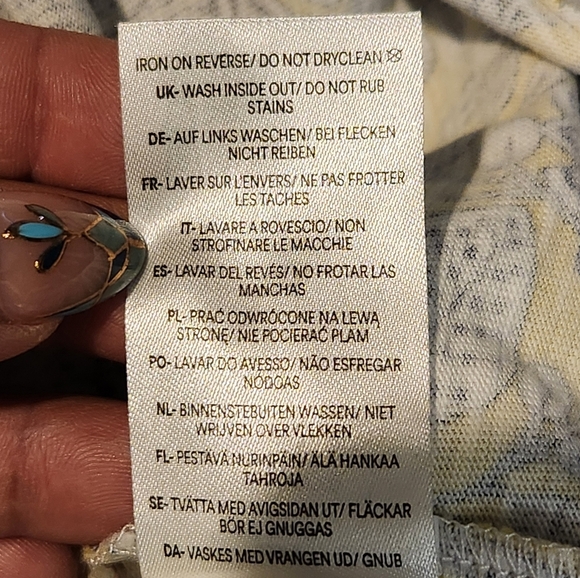 EUC BODEN FLORRIE JERSEY DRESS YELLOW NAVY SZ 6 - Picture 12 of 12